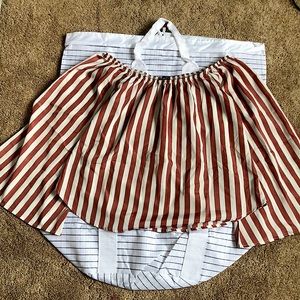 Off the shoulder blouse